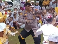 Viral Kapolsek Busungbiu Menari Nyawer Mewujudkan Tradisi Budaya Adat Desa Tinggar Sari