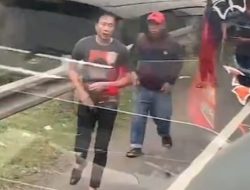 Kembali Terjadi Lagi Aksi Koboi Jalanan Berplat RFS Acungkan Senjata Diduga Pistol