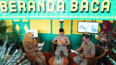 Wali Kota Jakbar Resmikan Fasilitas Beranda Baca di Kantor Walikota, Upaya Tingkatkan Minat Baca ASN