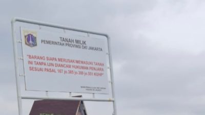 Kok Bisa… ! Tanah Aset Pemprov Diminta Diukur Ulang Dinas LH DKI Jakarta dan Sudinpora Jakbar