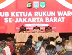 Polda Metro Jaya bersama Polres Metro Jakarta Barat Gelar Pertemuan Dengan Ketua RW se-Jakarta Barat