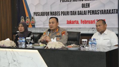 Polres Jakbar Gandeng Bapas Kelas l Adakan Kegiatan Pelatihan Peningkatkan Kemampuan Personel Reserse