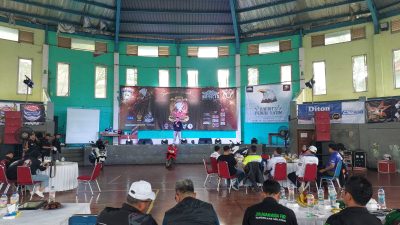 Pesan Ketua Fraksi Demokrat DPRD Lamteng Hadiri Anniversary Bandits dan N-Max Series Tangsel