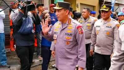 Kapolri Tinjau Lokasi Kebakaran Depo Pertamina Plumpang