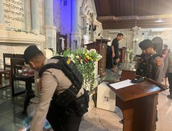 Polres Badung Sterilisasi Sejumlah Gereja Jelang Perayaan Paskah