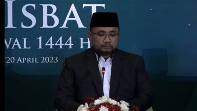 Pemerintah Menetapkan 1 Syawal 1444 H /2023 M Jatuh Pada Hari Sabtu, 22 April 2023