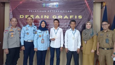 Bapas Jakbar Gandeng PPKD Jakarta Barat Gelar Pelatihan MTU Desain Grafis