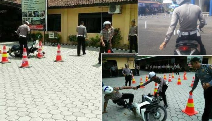 Mengukur Kemampuan Ujian Praktek Dapatkan SIM C, 6 Kapolsek di Sragen Tak Ada yang Lulus