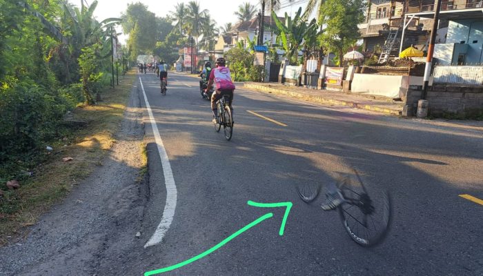 PAM Touring Sepeda jelajah Bali Bike 2023 Lokasi Celukan Bawang, Perserta Akhir Bak Alam Gaib