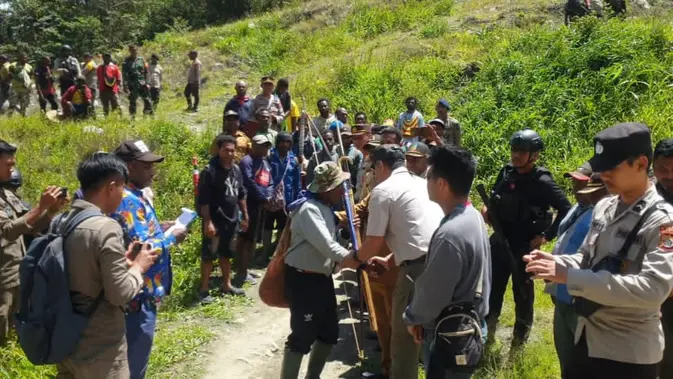 Markas KKB Papua di Ambaidiru Digerebek Tim Gabungan Satgas Damai Cartenz