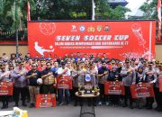 Polri Bersama Wartawan Gelar Bhayangkara Presisi Seven Soccer Cup