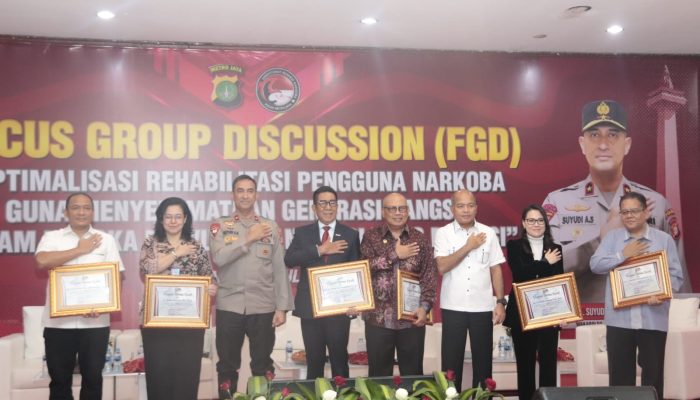 Optimalisasi Rehabilitasi Pengguna Narkoba, Polda Metro Jaya Gelar Focus Group Discusion