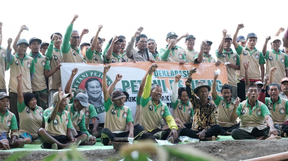 Deklarasikan Dukungan, Petani Yakin Harga Pupuk Murah dan Tak Langka Lagi Jika Prabowo Presiden