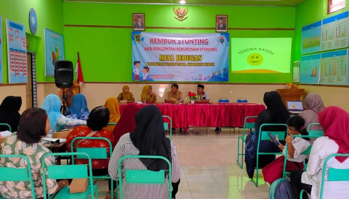 Dukung Upaya Pemkab Klaten, Desa Jebugan Targetkan Zero Stunting di 2024