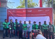 Pelindo Lakukan Edukasi Safety Riding Dan Service Ojol Di Makassar
