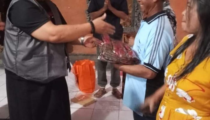 Keren,…Penuhi Janji Politik, DPRD Mangku Budiasa Sumbangsih Warga Dusun Mandul Desa Panji