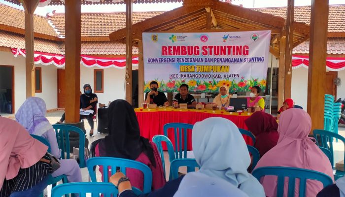 Penguatan Peran Desa Tumpukan dalam Pencegahan dan Penanganan Stunting