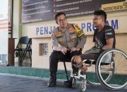 Kapolresta Bambang Yogo Pamungkas Beri Motivasi Penyandang Disabilitas