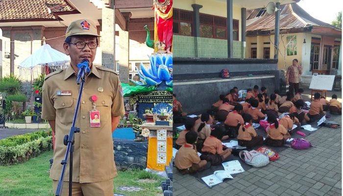 Diduga Manajemen Pengajaran Kurang Efektif Di SD N 1 Alasangker, Kadisdik Buleleng Sayangkan Siswa Belajar Diluar Kelas