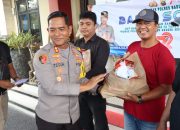 Sebagai Bentuk Dukungan Kepada Insan Pers.Kapolres Badung Berikan Paket Sembako