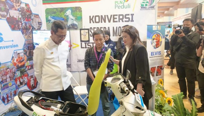 Motor Listrik Konversi SMKN 55 Jakarta Kolaborasi dengan PLN Diapresiasi Pj Gubernur DKI