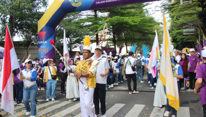 TUIF Dampingi Blind Marching Corp di HUT ke-54 Lions Indonesia