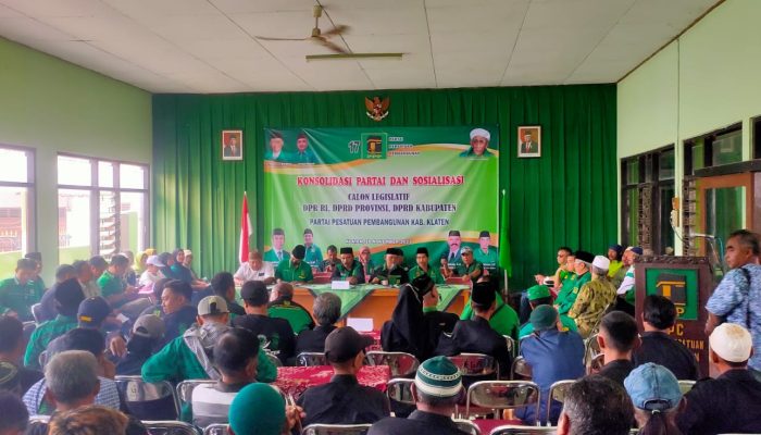 Konsolidasi Jelang Pemilu 2024, PPP Optimistis Raih 5 Kursi di DPRD Klaten