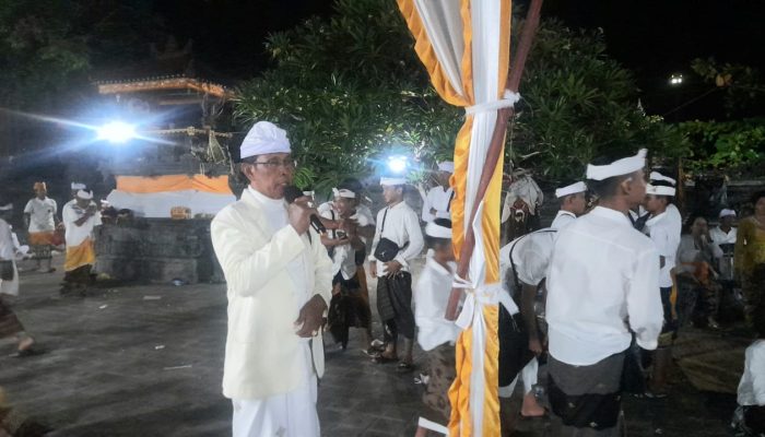 Piodalan Pura Kyangan Tiga Anturan Berakhir, Bendesa Ketut Mangku Sangat Apresiasi Niat Kerama Ngaturang Sembah Bakti