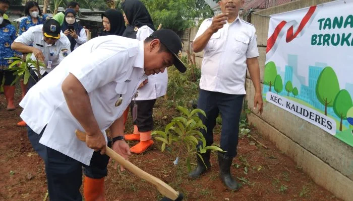 Kecamatan Kalideres Turut Berpartisipasi Gerakan Penanaman Pohon Serentak Bersama Presiden Jokowi