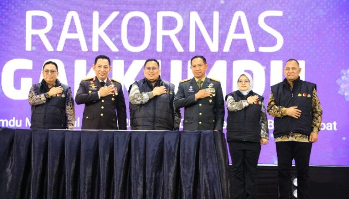 Penandatangan Deklarasi Komitmen Netralitas TNI-Polri dalam Penyelenggaraan Pemilu