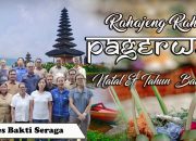 Kades Baktiseraga bersama Staf mengucapkan Hari Raya Pagerwesi & Nataru 2024