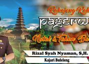 Kajari Buleleng Rizal Syah Nyaman mengucapkan Hari Raya Pagerwesi& Nataru 2024