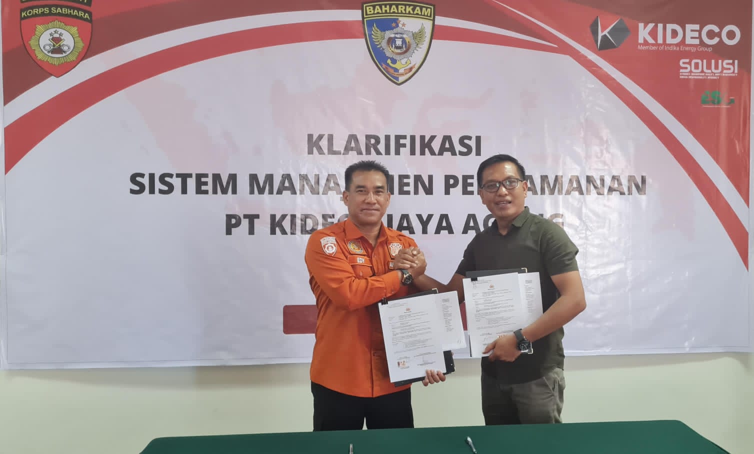 Baharkam Polri Lakukan Audit Sistem Manajemen Pengamanan di PT. Kideco Jaya Agung
