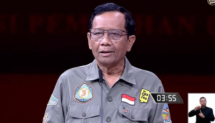 Soal Aparat Dan Pejabat Yang Backing Pertambangan Ilegal, Cawapres Mahfud MD Meminta  KSAD Bertanya Kepada Ketua KPK