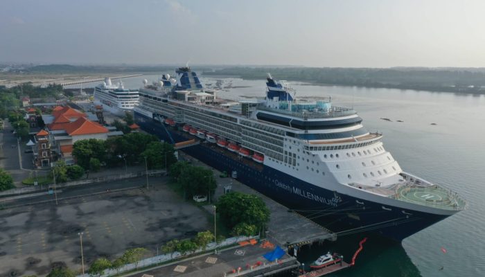 Pelabuhan Benoa Sukses Layani 4400 Penumpang Cruise Celebrity Millenium