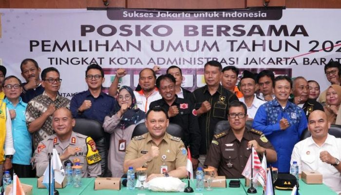 Posko Bersama Pemilu 2024 Resmi Dibuka di Jakarta Barat