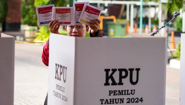 Sambut Pemilu 2024, KPU Jakpus Gelar Simulasi Pemungutan dan Penghitungan Suara