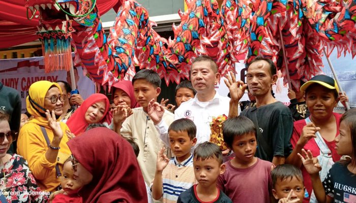 Caleg Gerindra Andy Cahyady Gelar Sosialisasi di Cengkareng