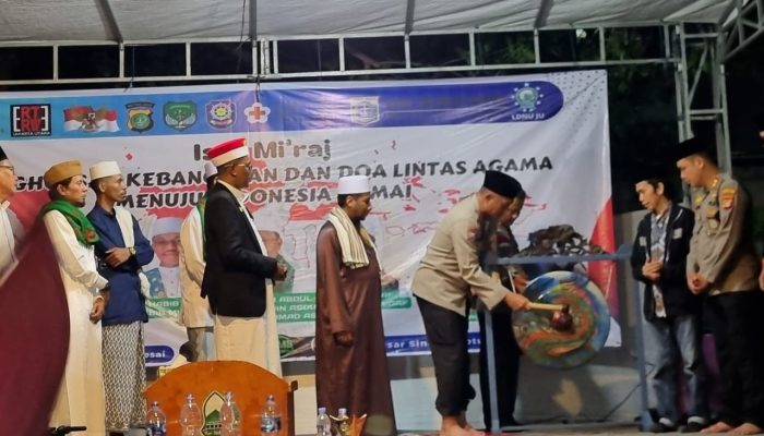 Dir Binmas Polda Metro Jaya Hadiri Isra Mi’raj Istighosah Kebangsaan dan Doa Lintas Agama Menuju Indonesia Damai