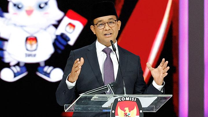 Aksi Bahasa Isyarat Anies Baswedan Saat Debat Capres, Ini adalah adalah Artinya