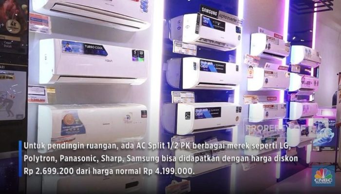 Diskon Gede-gedean, Harga AC 1/2 PK Cuma Simbol Rupiah 2,6 Juta di area Transmart