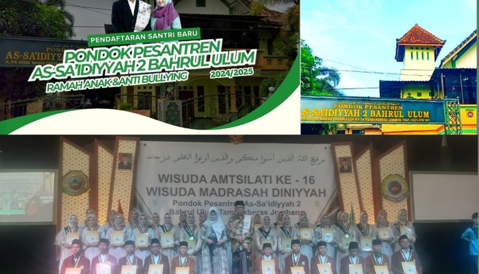 Ponpes As Saidiyyah 2 Bahrul Ulum Ajarkan Beraqidah Aswaja, Berwawasan Global, Berkarakter Ramah Anak dan Anti Bullying