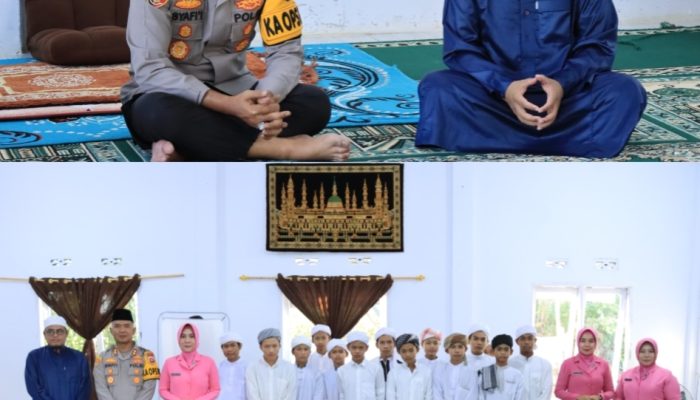 Berbagi Wujud Syukur, Polres Melawi dan Bhayangkari Tebar Berkah di Ponpes Al-Madinah