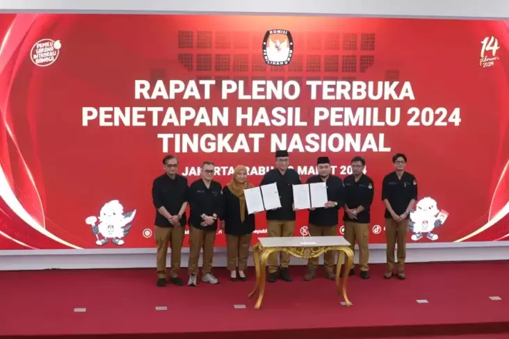 KPU Tetapkan Hasil Pileg 2024, Hal ini adalah Daftar 8 Parpol Diterima ke DPR