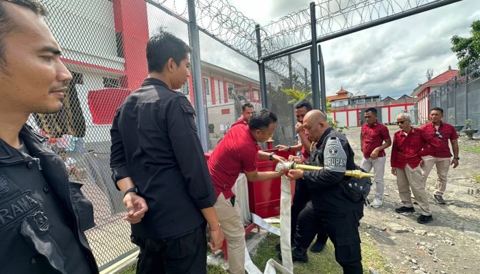 Waspada Kebakaran, Petugas Lapas Diberi Pelatihan Agar Sigab Hadapi Bencana