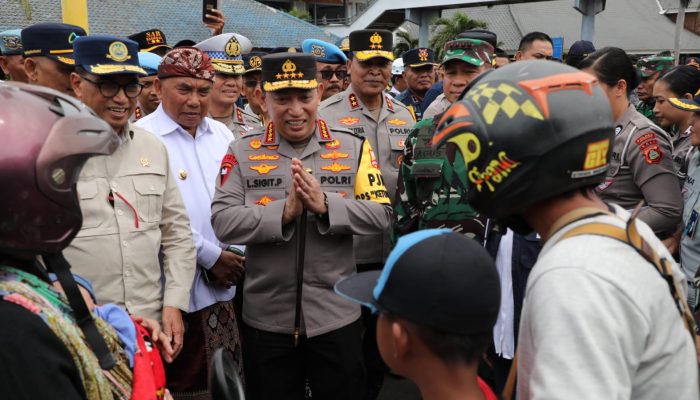 Kapolda Bali Dampingi Kapolri Cek Kesiapan Pelabuhan Gilimanuk