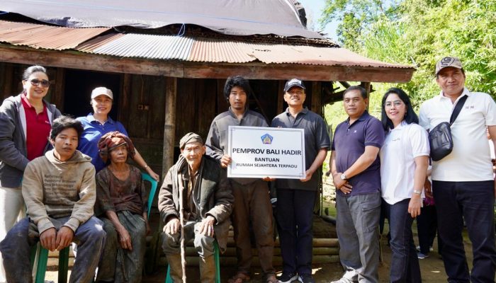 Pemprov Bali Hadir, Bantu Tiga Krama Bangli Miliki Rumah Layak Huni