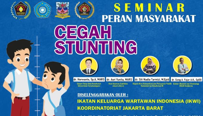 Upaya Pencegahan dan Edukasi, IKWI Jakarta Barat Gelar Seminar Stunting 23 April 2024