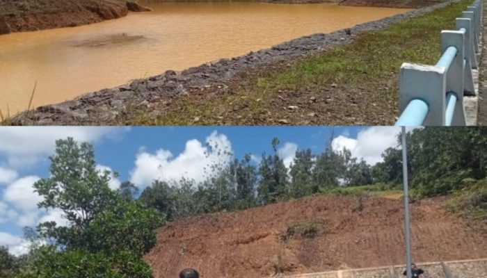 Dugaan Pencemaran Sumber Air Oleh PT Lahan Cakrawala, Tim Polres Melawi Bersama Dinas terkait lakukan sidak Ke Lapangan