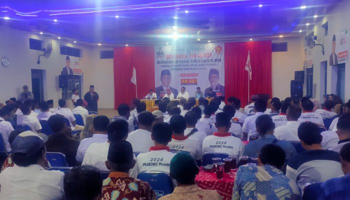 Kader Gerindra Klaten Dapil IV Deklarasi Dukung Sudaryono Jadi Gubernur, Target Menang 60 Persen